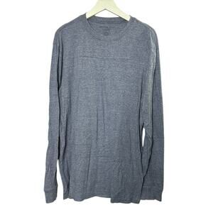 American Eagle Super Soft Standard Fit Blue Long Sleeve Shirt LT Large Tall